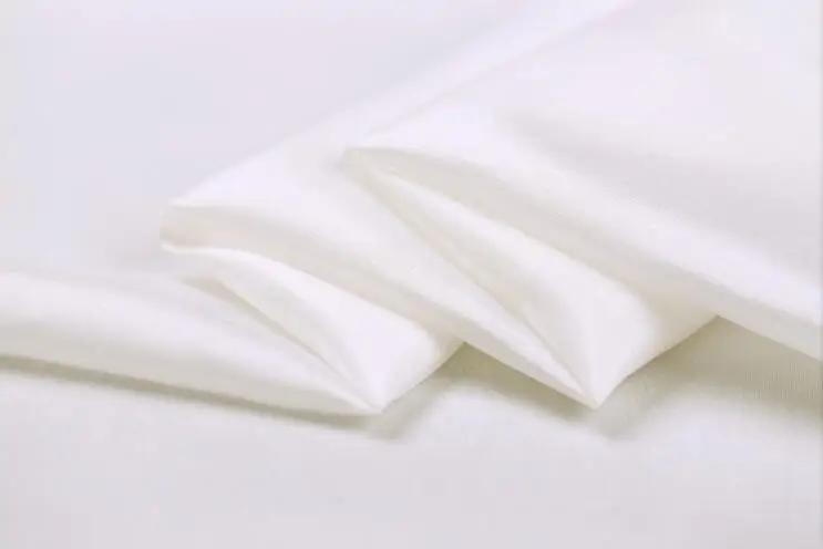 Howmay 100% pure silk fabric habotail 8 ͽ  45 114cm natural white habotail for womens dress lining DIY 